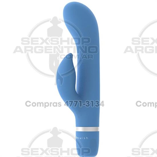Vibrador con estimulador de clitoris de suave textura